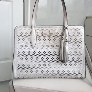 Kate Spade boho bag White!